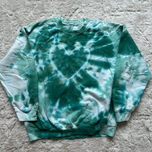 Urban Outfitters Tie Dye Heart Sweatshirt